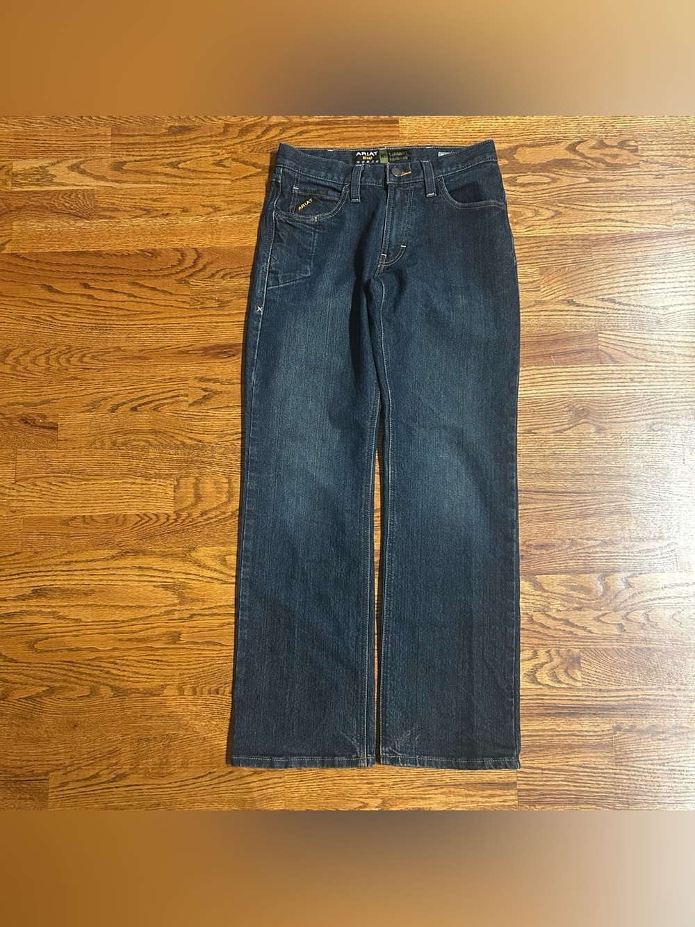 Ariat M5 Straight Fit Straight Leg Jeans Mens 29x32 Dark Wash Western Denim